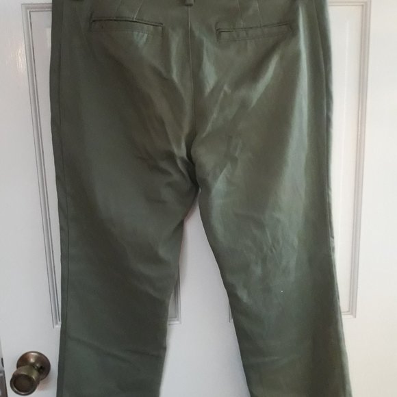 Lee Riders Shape Illusions Olive Green Pants - Picture 2 of 2
